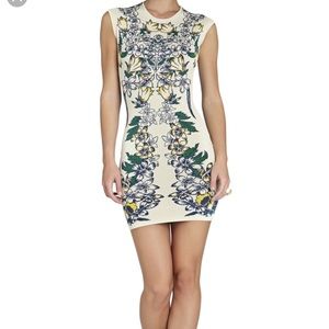 BCBG MaxAzria Ellena Luxe Floral Jacquard Dress